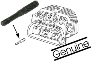 Svorník vahadla/hlava motoru - Typ 1/3/CT/CZ motory (1960 » 03)