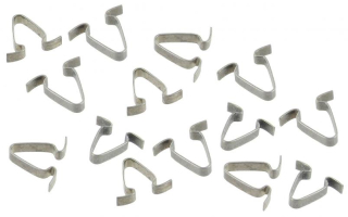 Spony/sametky stahování skla dveří - Typ 1/2/3 (» 2003)