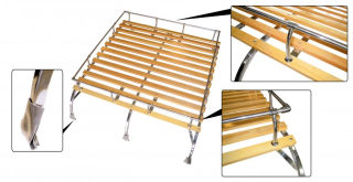 Nosič zavazadel střešní S/S 108x105cm - Typ 2 (» 1979)