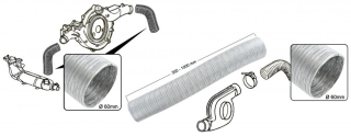 Hadice Alu 60mm/sahara motoru - Typ 2/3/4 (1971 »)