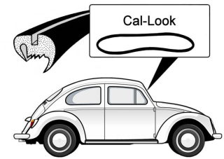 Těsnění skla Cal Look/přední - Typ 1 (1964 » 03)