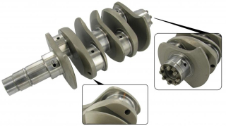 Kliková hřídel chromoly/VW Journal/zdvih 76mm - Typ 1/3/CT/CZ motory (race)