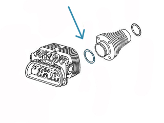 Podložky hlavy motoru/4ks - Typ 1 motor (1.2)