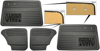 Panely dveří černé OE/kit - Typ 1 (1964 » 66)