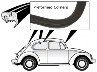 Těsnění skel plné/kit - Typ 1 (1964 » 71 + 1977 » 03)