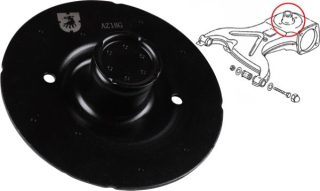 Miska pružiny tlumiče/zadní L/P - Typ 25 (1979 » 92)