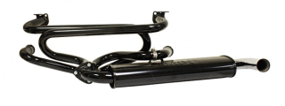 Výfuk singl QUITET PACK/černý/kit - Typ 1 motor (1.3-1.6)