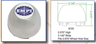 Krytka kola chrom/Torque EMPI