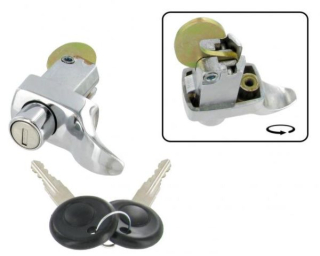 Zámek víka motoru/chrom - Typ 1 (1971 »)