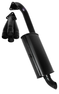 Výfuk Turbo 41mm/černý - T.1 Buggy/Baja/Trike (#3456#3459)