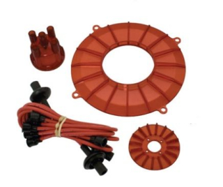 Kabely zapalovací wo kit/červené - Typ 1 motor (» 1992)
