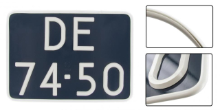 Lemovka SPZ/bílý vinyl (27.5x19.5cm)