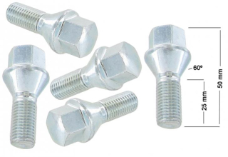 Šrouby kol/galvanizované (M12x1.5x25mm)