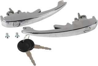 Kliky dveří/chrom/jeden klíč - Typ 1/3/14 (1967 » 03)