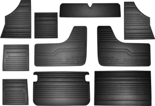 Panely interiéru/černý vinyl - Typ 2 (1967 » 79)