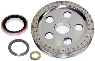 Řemenice klikové hřídele 146mm+pouzdro+gufero/Alu - Typ 1 motor (1960 »)