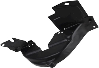 Krycí plech spodní řemenice/černý/široká verze - Typ 1 motor (1971 »)