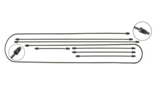 Trubky brzd 2-okruh/kit - Typ 3 (kyvná náprava)