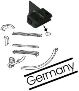 Doraz lišty stahování/zadní sklo dveří/P - T.1 Cabrio (1964 » 72)