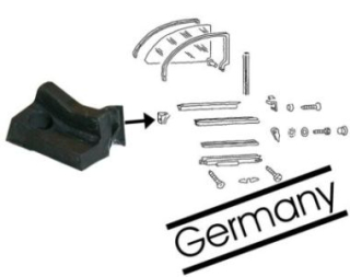 Roh konce lišty stahování/zadní sklo/P - T.1 Cabrio (1964 »)