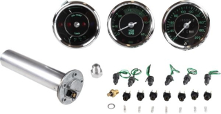 Přístroje černé/set - Porsche 356 (replika)