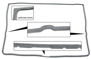 Těsnění dveří/zadní - Typ 2 (1963 » 71)