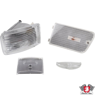 Světla přední čirá/set L - Porsche 964 C2/C4 (1988 » 94)