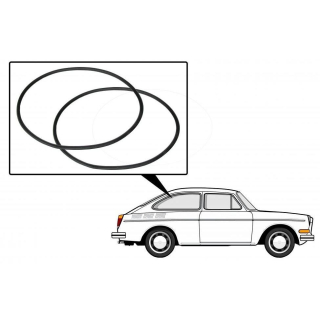 Těsnění skel Cal-look/boční - Typ 3 (Fastback)