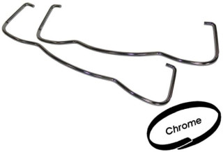 Spony vík ventilů/chrom - Typ 1/3/CT/CZ/WBX motory (#01768)