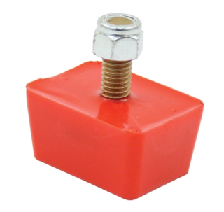 Dorazy nárazníku 15x50x50mm/červený uretan - Typ 1/Buggy (univerzál)