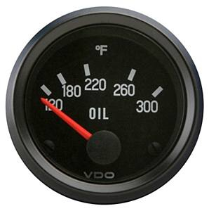 Přístroj černý/teplota oleje/300°F (O 52mm)