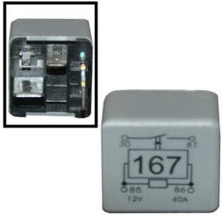 Relé čerpadla paliva/sací potrubí 40Amp - Typ 4/Golf/Jetta (1989 »)