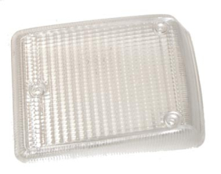 Sklo směrového světla čiré/přední L - Typ 2 (1972 » 79)