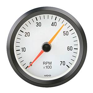 Přístroj bílý/otačkoměr 7000 RPM (O 86mm)