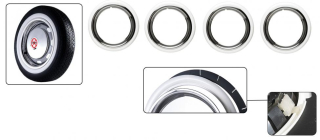 Lemy pneumatik/bílé (14 inch)