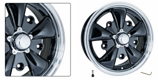 Kolo EMPI GT-5/černé 5x205mm ET +20 (5.5x15)