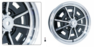 Kolo Sprintstar/Alu černý lesk 4x130mm ET +25 (5.0x15)