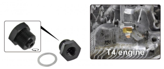 Adaptér/teplota oleje - Typ 2/25 (IV/CT/CZ/WBX motory)