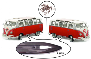 Lišty karosérie spodní Alu/pár - Typ 2 (» 1967)