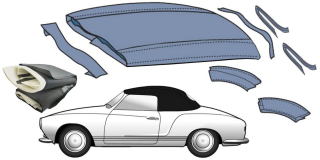 Izolace střechy - T.14 Cabrio (» 1968)