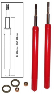 Tlumiče nárazu Koni/přední - T.1 1302/03 (1970 » 73)