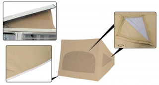 Střecha Westfalia béžová/3 okna - Typ 2 (1967 » 74)