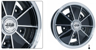 Kolo BRM/černý lesk 5x205mm ET +14 (5.0x15)