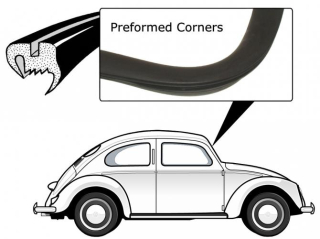 Těsnění skla plné/přední - Typ 1 (» 1953)