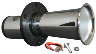 Klakson 12V chrom/černý - Typ (univerzál)