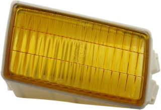 Sklo mlhové přední/žluté L - Porsche 911 (1983 » 89)