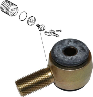 Pouzdro tyče řízení - Porsche 911/914 (1963 » 89)