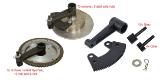 Nástroj/násobič momentu/setrvačník/kotouč/buben - Typ 1 motor (univerzál)