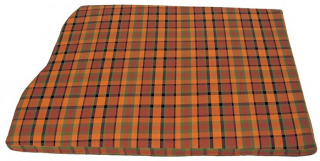 Matrace zadní 1280mm/oranžová/žlutá/zelená kostka - Typ 2 Westfalia (1967 » 79)