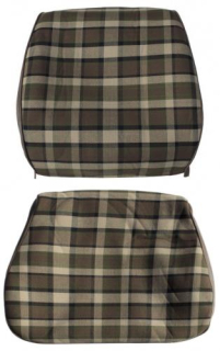 Potah sedadla hnědý/béžová kostka - Typ 2 Westfalia (1967 » 74)
